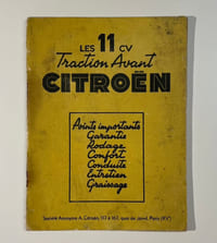 Almanach Citroën 1933.