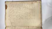 "Grosse" d’un jugement au bailliage de Montcenis concernant Jean Pageot et sa succession.1594-1595.. BOURGOGNE — DROIT. Manuscrit.