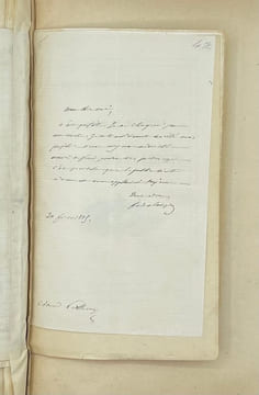 Manuscrits autographes préparatoires pour son discours de réception à l'Académie française, le 23 avril 1885.. LESSEPS (Ferdinand de).
