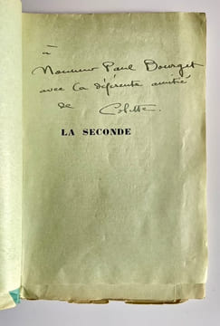 La Seconde.. COLETTE.
