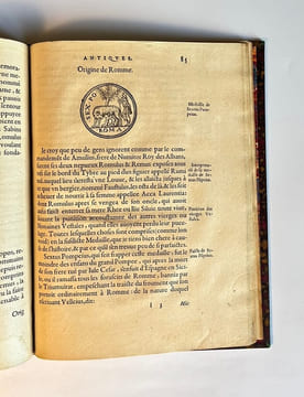 Les Illustres observations antiques du seigneur Gabriel Symeon, Florentin, en son dernier voyage d'Italie l'an 1557. . SIMEON (Gabriel).