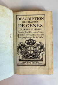 Description des beautés de Gênes et de ses environs.
