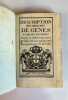 Description des beautés de Gênes et de ses environs.. BRUSCO (Giacomo) et Carlo Giuseppe RATTI, attribué à].