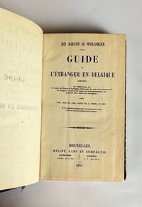 De Paris à Cologne. Guide de l'étranger en Belgique.