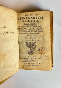Itinerarium Galliae (...) cum Appendix de Burdigalia.