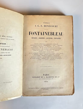 Hommage à C. F. Denecourt. Fontainebleau. Paysages - Légendes - Souvenirs - Fantaisies.. BAUDELAIRE. —