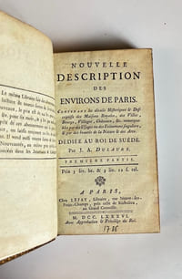 Nouvelle description des curiosités de Paris. — Nouvelle description des environs de Paris.