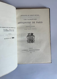 Les Glorieuses antiquitez de Paris.