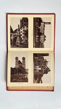 Album leporello contenant 19 vues lithographiées.