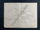 CARTE DE LA COMMUNE DE MONTAUTOUR (ARRONDISSEMENT DE VITRE-ILLE ET VILAINE). 