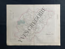 CARTE DE LA COMMUNE D'IZE (ARRONDISSEMENT DE VITRE-ILLE ET VILAINE). 