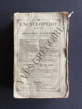 ENCYCLOPEDIE MODERNE OU BIBLIOTHEQUE UNIVERSELLE DE TOUTES LES CONNAISSANCES HUMAINES-TOME 18. undefined