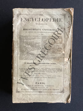 ENCYCLOPEDIE MODERNE OU BIBLIOTHEQUE UNIVERSELLE DE TOUTES LES CONNAISSANCES HUMAINES-TOME 8. undefined