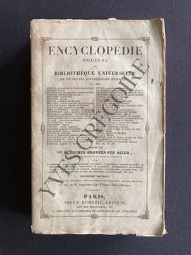 ENCYCLOPEDIE MODERNE OU BIBLIOTHEQUE UNIVERSELLE DE TOUTES LES CONNAISSANCES HUMAINES-TOME 16. undefined