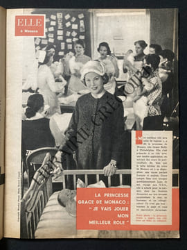 ELLE-N°578-21 JANVIER 1957. undefined
