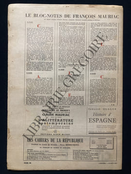 L'EXPRESS-N°353-20 MARS 1958. undefined