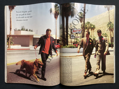 VOGUE HOMMES-N°142-SEPTEMBRE 1991-GREGORY PECK