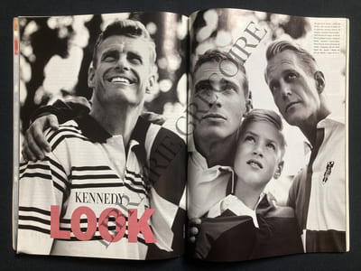 VOGUE HOMMES-N°147-MARS 1992-MARCELLO MASTROIANNI