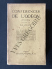 CONFERENCES DE L'ODEON (1915-1916). PAUL GAVAULT (PUBLIEES PAR)