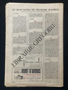 L'EXPRESS-N°440-19 NOVEMBRE 1959-CATHERINE ROUVEL-SUPPLEMENT MITTERRAND ACCUSE