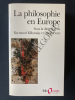 LA PHILOSOPHIE EN EUROPE. RAYMOND KLIBANSKY ET DAVID PEARS (SOUS LA DIRECTION DE)