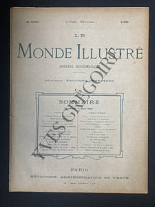 LE MONDE ILLUSTRE-N°2055-15 AOUT 1896