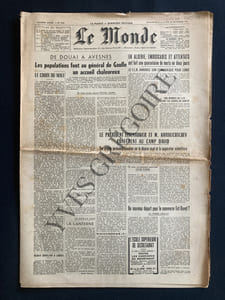LE MONDE-N°4566-DIMANCHE 27 ET LUNDI 28 SEPTEMBRE 1959