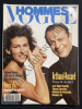 VOGUE HOMMES-N°140-JUIN 1991-FLORENCE ARTHAUD ET MICHEL ROCARD. 