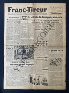FRANC-TIREUR-N°52-MARDI 5 SEPTEMBRE 1944