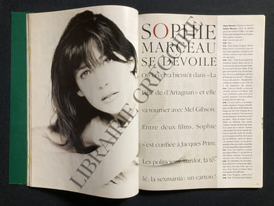 VOGUE HOMMES-N°171-JUILLET AOUT 1994-SOPHIE MARCEAU