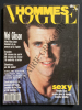 VOGUE HOMMES-N°131-JUILLET-AOUT 1990-MEL GIBSON. 