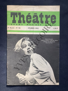 THEATRE drame musique danse-N°62-FEVRIER 1965