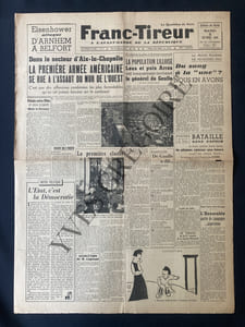 FRANC-TIREUR-N°77-MARDI 3 OCTOBRE 1944