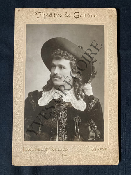 GEORGES REGIS-TENOR OPERA-PHOTOGRAPHIE. 
