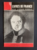 LIVRES DE FRANCE (revue littéraire mensuelle)-JANVIER 1968. 
