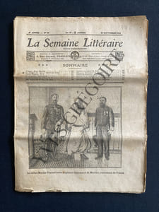LA SEMAINE LITTERAIRE-N°39-29 SEPTEMBRE 1912