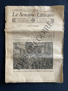 LA SEMAINE LITTERAIRE-N°118-5 AVRIL 1914