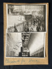 6 PHOTOGRAPHIES GREVE CHEMIN DE FER OCTOBRE 1910. 