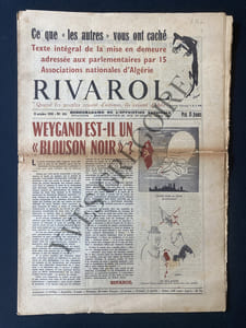 RIVAROL-N°456-8 OCTOBRE 1959