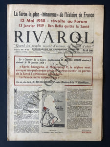 RIVAROL-N°418-15 JANVIER 1959