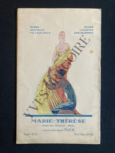 PROGRAMME CASINO MUNICIPAL DE NICE-DANSES ESPAGNOLES-MME ARGENTINA-LUIS GALVE-3 MARS 1934-COUVERTURE DE JULES CHERET