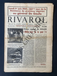 RIVAROL-N°437-28 MAI 1959