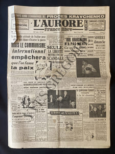 L'AURORE-N°1364-MARDI 1 FEVRIER 1949