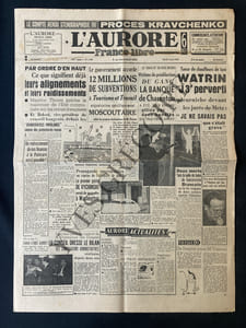 L'AURORE-N°1394-MARDI 8 MARS 1949