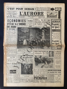 L'AURORE-N°4470-VENDREDI 23 JANVIER 1959