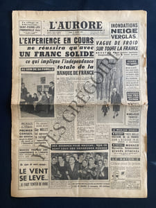 L'AURORE-N°4460-LUNDI 12 JANVIER 1959