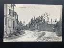 VOUZIERS (1918) RUE DESIRE GUELLIOT-CARTE POSTALE. 