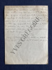 LETTRE SOLDAT GUERRE 14-18. 