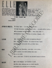 ELLE-N°846-9 MARS 1962. 