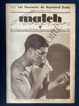 MATCH L'INTRAN-N°325-29 NOVEMBRE 1932. undefined
